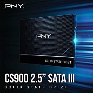 PNY CS900 500GB 3D NAND 2.5" SATA III Internal Solid State Drive (SSD) - (SSD7CS900-500-RB) Sata 2.5 500GB