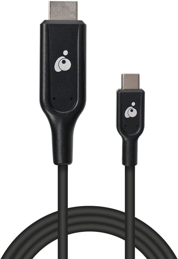IOGEAR USB-C (M) to HDMI (M) 6Ft Cable - 4K 60Hz - Compatible w/Thunderbolt 3 - G2LU3CHD02 6.6 Feet USB-C to 4K HDMI