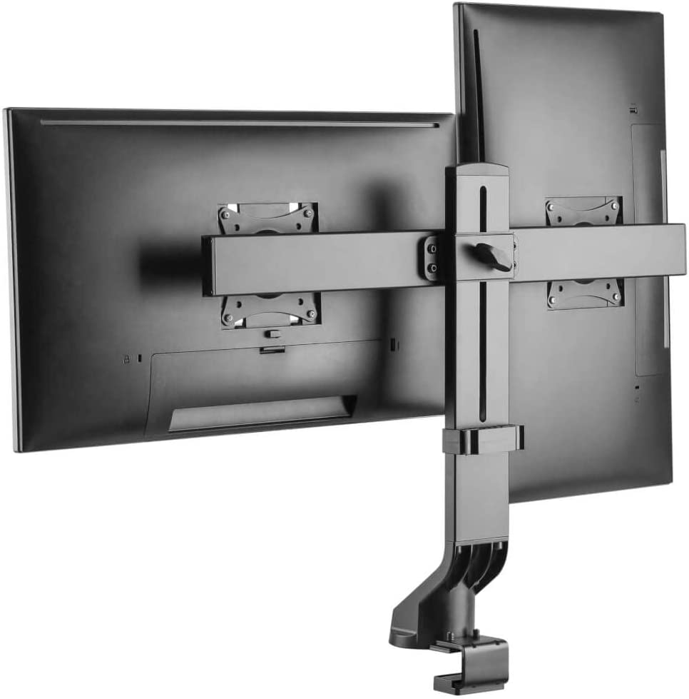 Tripp Lite Dual-Display Monitor Arm w/Desk Clamp Height Adjustable 17-27in (DDR1727DC)