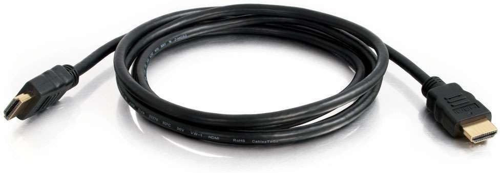 C2g/ cables to go C2G HDMI Cable, 4K, High Speed HDMI Cable, Ethernet, 60Hz, 3 Feet (0.91 Meters), Black, Cables to Go 56782