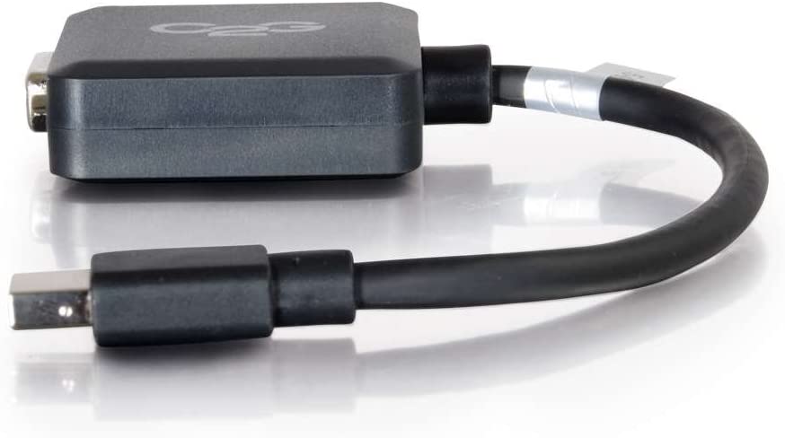 C2g/ cables to go C2G 54315 Mini DisplayPort Male to VGA Female Active Adapter Converter, TAA Compliant, Black (8 Inches)