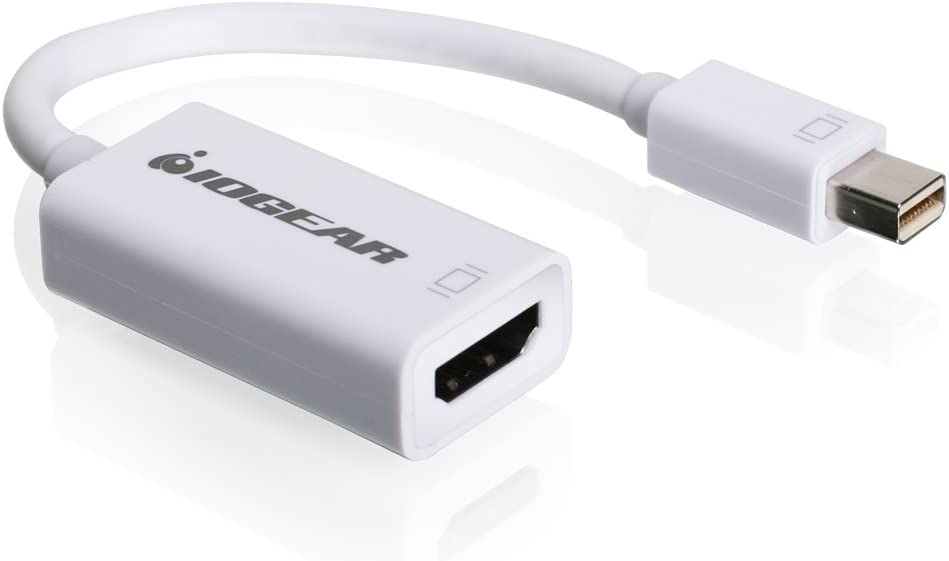 IOGEAR Mini DisplayPort to HD Adapter Cable, White, GMDPHDW6