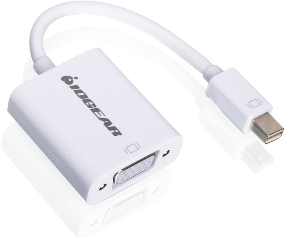 IOGEAR Mini DisplayPort to VGA Adapter Cable, White, GMDPVGAW6