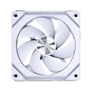 Lian Li UNI Fan SL V2 RGB Revolutionized Daisy-Chain ARGB Fan 120mm Single Pack White SL120V2-1W