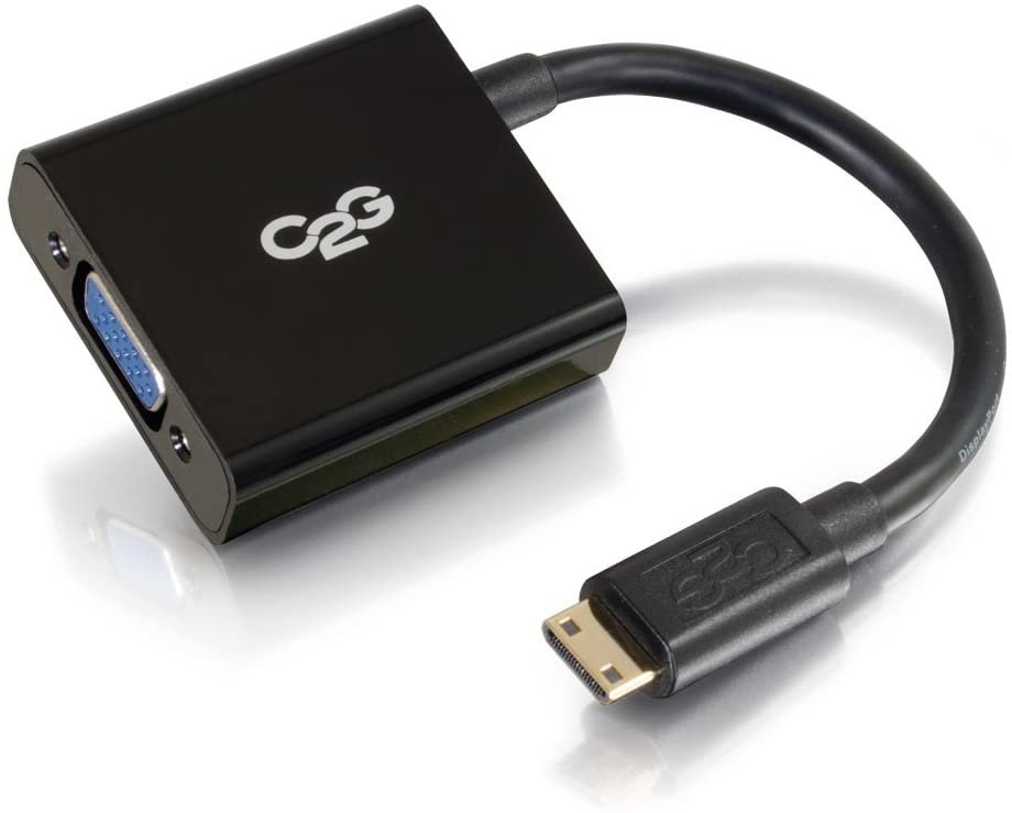 C2g/ cables to go C2G VGA to HDMI, HDMI Adapter, Dongle, Black, Cables to Go 41350 HDMI Male to VGA Female Adapter Converter