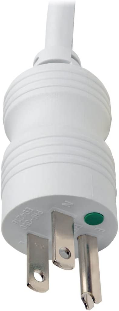 Tripp Lite Medical-Grade Power Strip, 4 Hospital-Grade Outlets, 15 ft. Cord, UL 1363 (PS-415-HG) Not for Patient Care Vicinity 4 Outlet