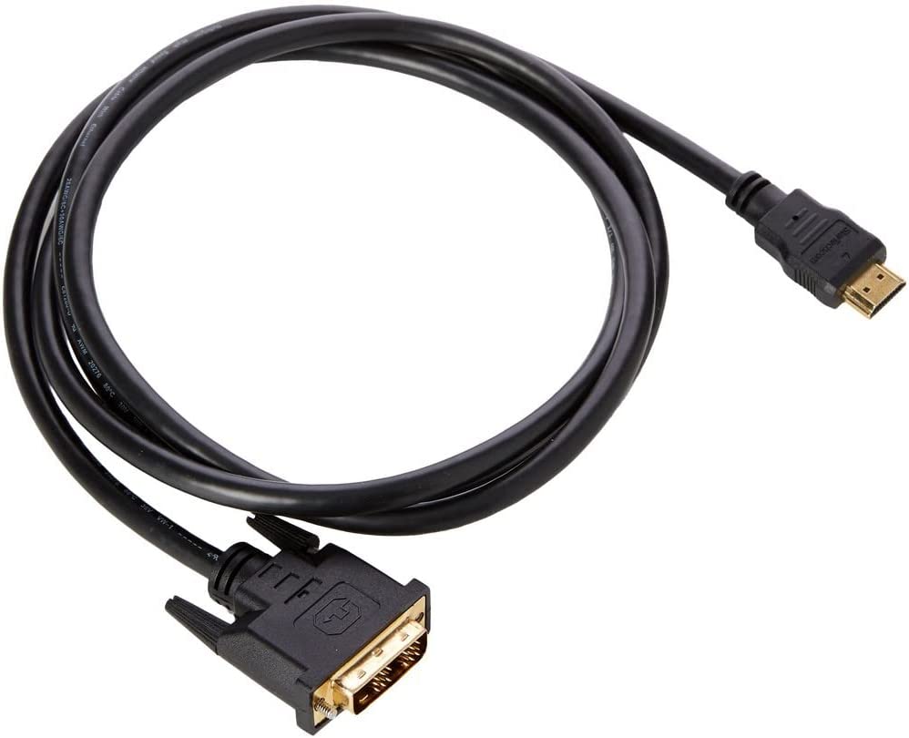 StarTech.com 6ft HDMI to DVI D Adapter Cable - Bi-Directional - HDMI to DVI or DVI to HDMI Adapter for Your Computer Monitor (HDMIDVIMM6) 6 ft / 2 m Standard Packaging