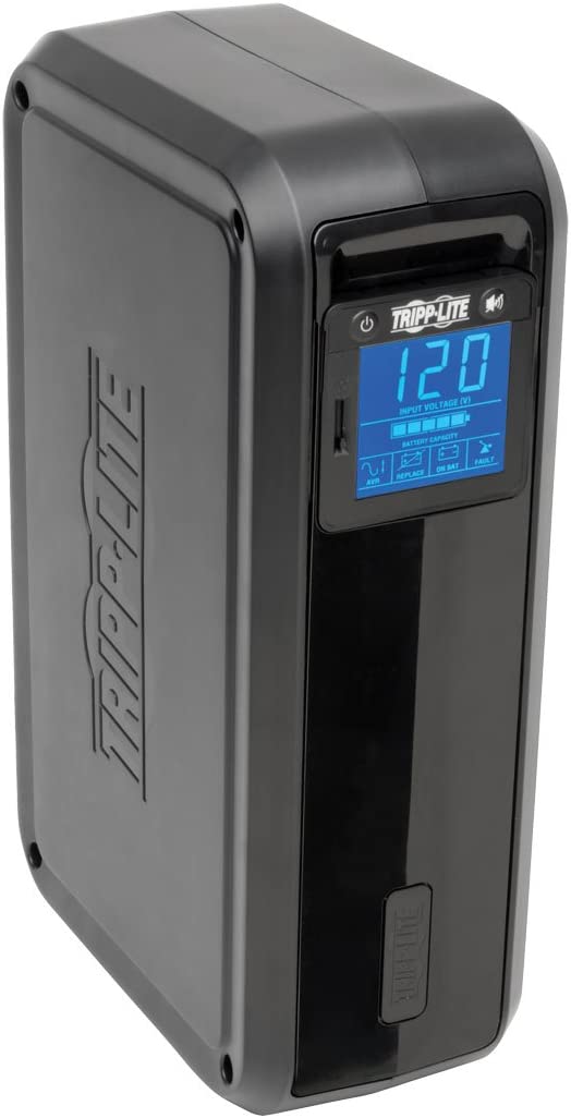 Tripp Lite SMART1000LCD 1000VA 500W UPS Back-Up Smart Tower LCD AVR 120V USB Coax RJ45, 8 Outlets