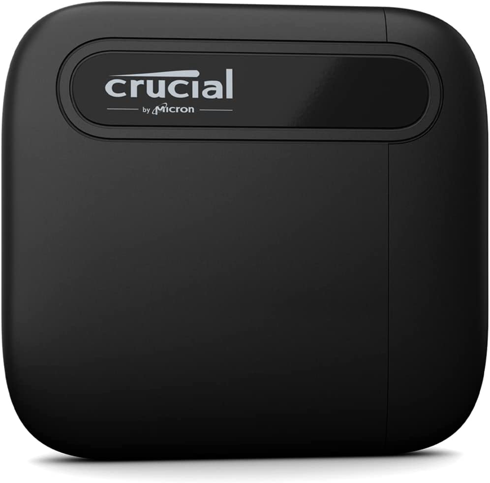 Crucial X6 4TB Portable SSD – Up to 800MB/s – USB 3.2 – External Solid State Drive, USB-C - CT4000X6SSD9 4TB X6 USB-C Portable SSD