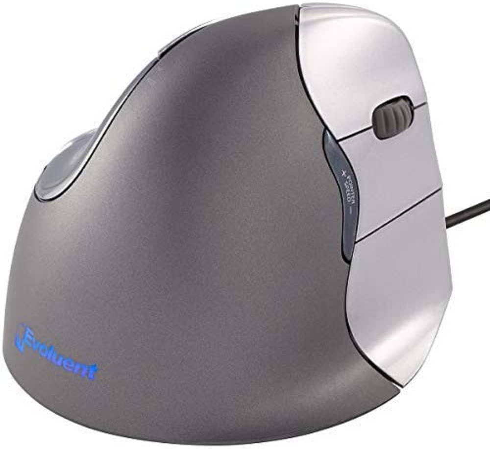 Evoluent VM4R VerticalMouse 4 Right Hand Ergonomic Mouse with Wired USB Connection (Regular Size) USB Wired xl(asia) = m/l(us)
