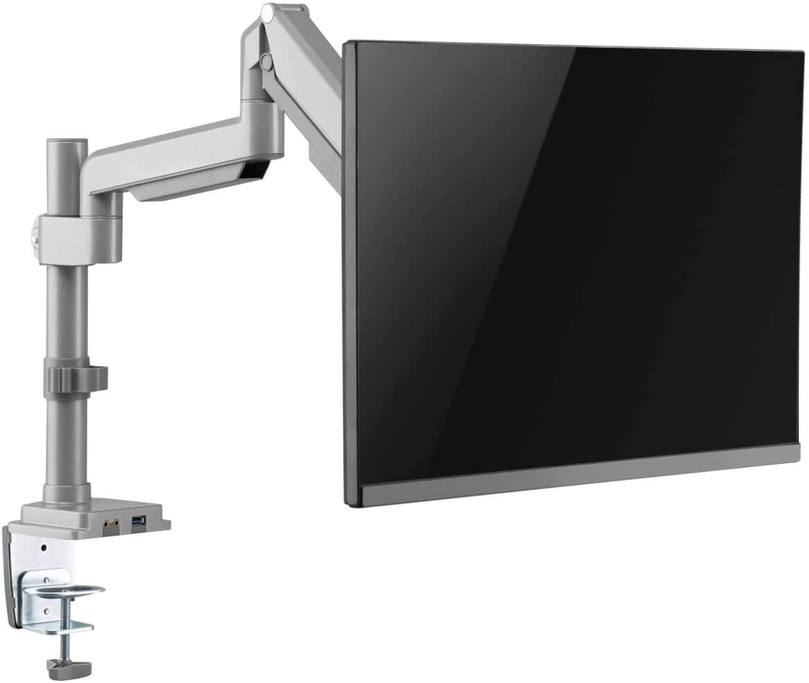 Tripp Lite Display Monitor TV Desk Mount Flex Arm Clamp USB & Audio 17"-32" (DDR1732SAL)