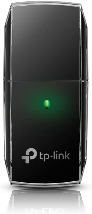 TP-Link Archer T2U V1 AC600 Wireless Dual Band USB Adapter, 2.4GHz 150Mbps/5Ghz 433Mbps, WiFi Dongle, Mini size, Supports Windows (XP/7/8/8.1/10), Mac OS (10.7-10.13)