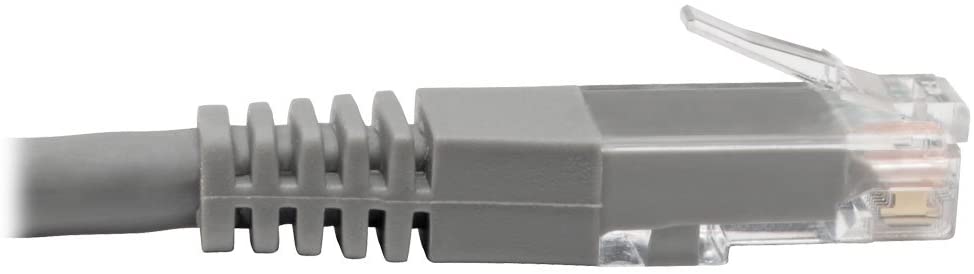 Tripp Lite Cat6 Cat5e Gigabit Molded Patch Cable RJ45 M/M 550MHz Gray 6ft 6' (N200-006-GY) 6 ft. Gray