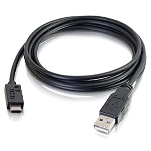 C2g/ cables to go C2G 28873 USB Cable - USB 2.0 USB-C to USB-A Cable M/M (12 Feet, 3.65 Meters) Thunderbolt 3, Tablet, Chromebook Pixel, Samsung Galaxy TabPro S, LG G6, MacBook