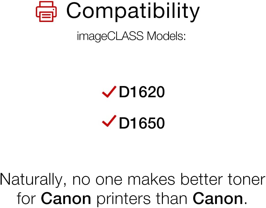 Canon Genuine Toner Cartridge 121 Black (3252C001), 1-Pack, for Canon imageCLASS D1650, D1620 Laser Printer