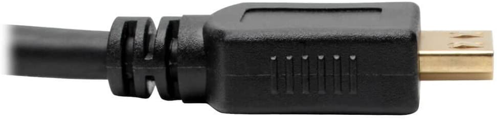 Tripp Lite HDMI to VGA Adapter, 3.5mm Audio Port, 1080p Video, Built-In 6” HDMI cable, for use with Computers, Laptops, Chromebooks, Raspberry Pi Projectors & More (P131-06N), Black HDMI to VGA + Audio