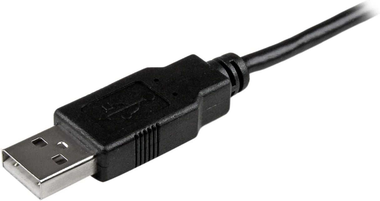 StarTech.com 6 ft Mobile Charge Sync USB to Slim Micro USB Cable - Phones & Tablets - A to Micro B M/M - Thin Micro USB Charging Cable (USBAUB6BK) 6 ft / 2m Black