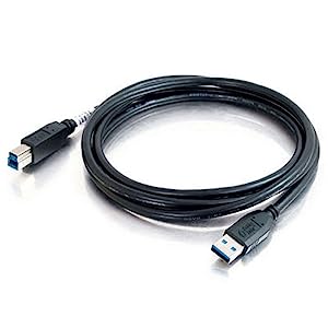 C2g/ cables to go C2G USB Cable, USB 3.0 Cable, USB A to B Cable, 3.28 Feet (1 Meter), Black, Cables to Go 54173 USB A Male to B Male 3.3 Feet