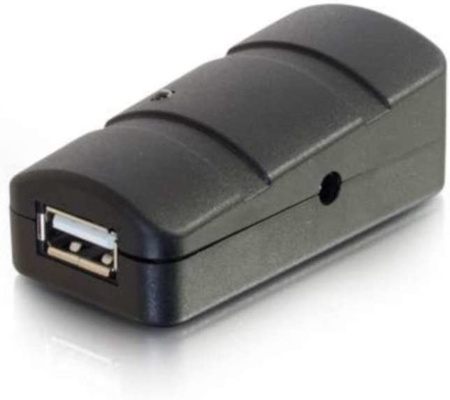 C2g/ cables to go C2G USB Extender, 1 Port USB 2.0 over Cat5/6, up to 150 Feet (45.72 Meters), Black, Cables to Go 54284 USB 1 Port Extender
