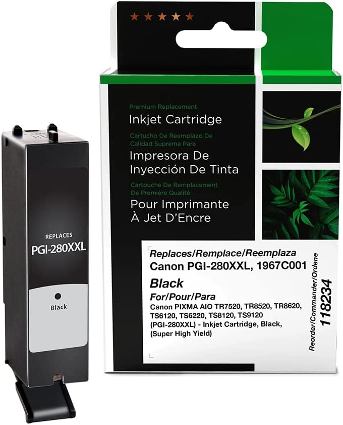Clover imaging group Clover Imaging Replacement Super High Yield Ink Cartridge Replacement for Canon PGI-280XXL | Black