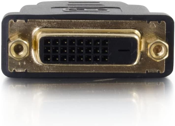C2g/ cables to go C2G DVI to HDMI Cable, HDMI Adapter, Female to Female Adapter, Black, Cables to Go 18402 HDMI Female to DVI Female