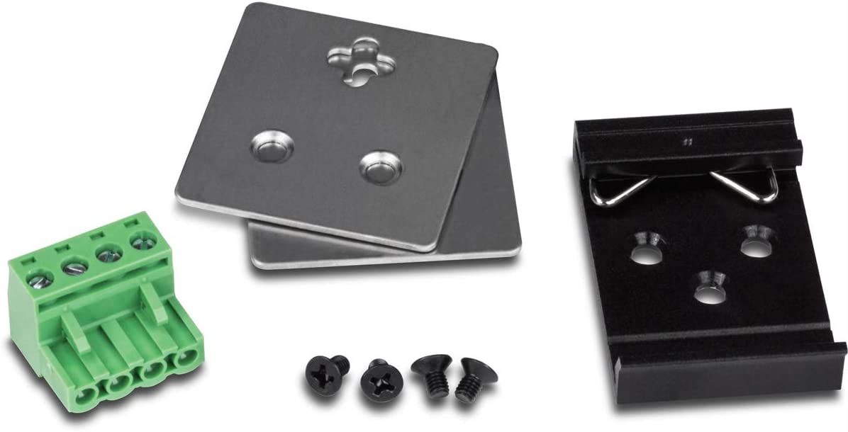 TRENDnet Hardened Industrial SFP to Gigabit UPoE Media Converter, IP30 Rated Housing, Includes DIN-Rail & Wall Mounts, Operating Temp. -40 to 75 °C (-40 to 167 °F), TI-UF11SFP, Black