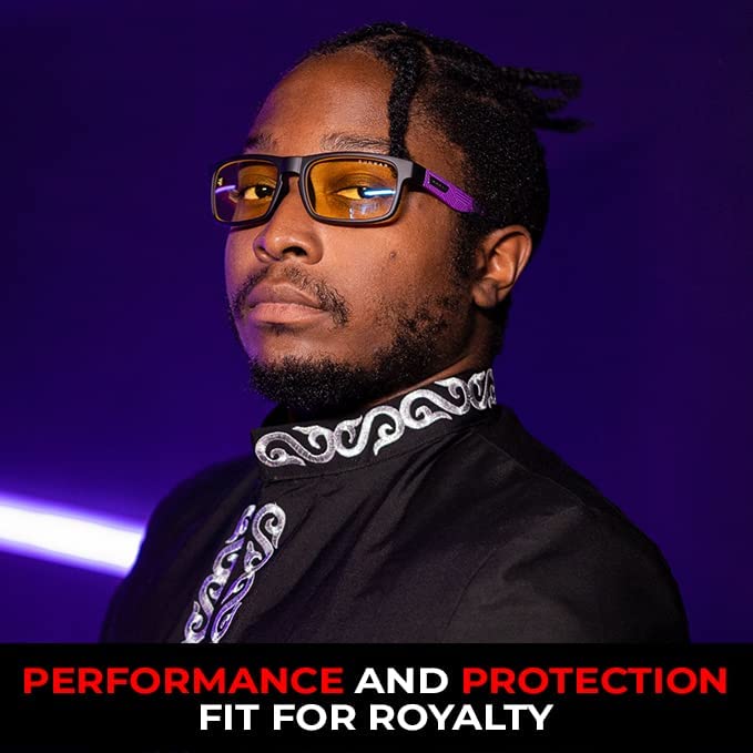 Gunnar optiks GUNNAR - Gaming Glasses - Blocks 65% Blue Light - Enigma Black Panther Amber Lens