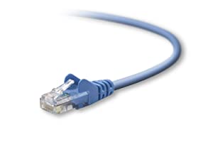 Tripp Lite Cat5e 350MHz Snagless Molded Patch Cable (RJ45 M/M) - Blue, 10-ft.(N001-010-BL) 10 Feet Blue