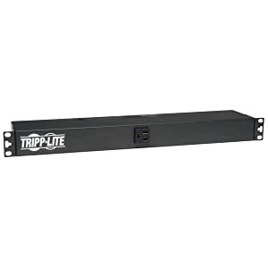 Tripp Lite PDU Basic 13 NEMA 5-15R Outlets 5-15P Input 1.8kW 6ft Cord 1URM (PDU121506)