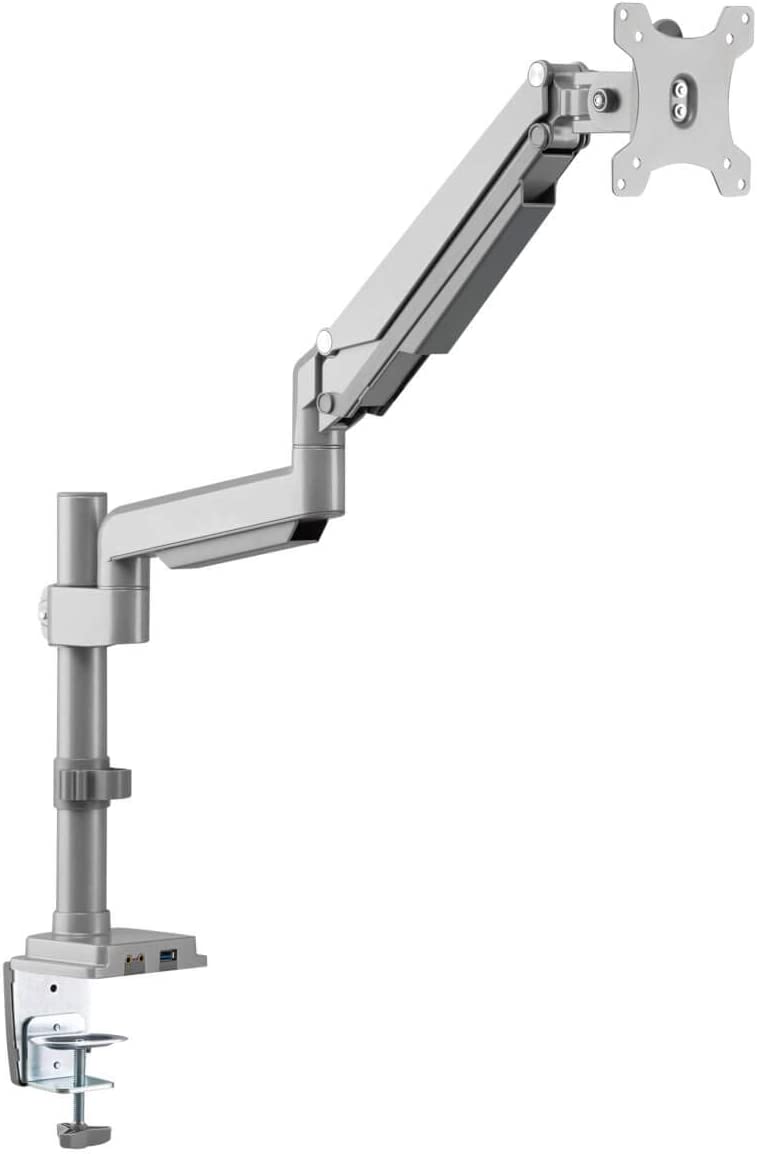 Tripp Lite Display Monitor TV Desk Mount Flex Arm Clamp USB & Audio 17"-32" (DDR1732SAL)