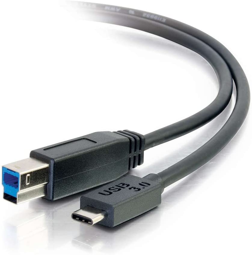 C2g/ cables to go C2G 28866 USB 3.0 (USB 3.1 Gen 1) USB-C to USB-B Cable Thunderbolt 3, Tablet, Chromebook Pixel, Samsung Galaxy TabPro S, LG G6, MacBook (6 Feet, 1.82 Meters)