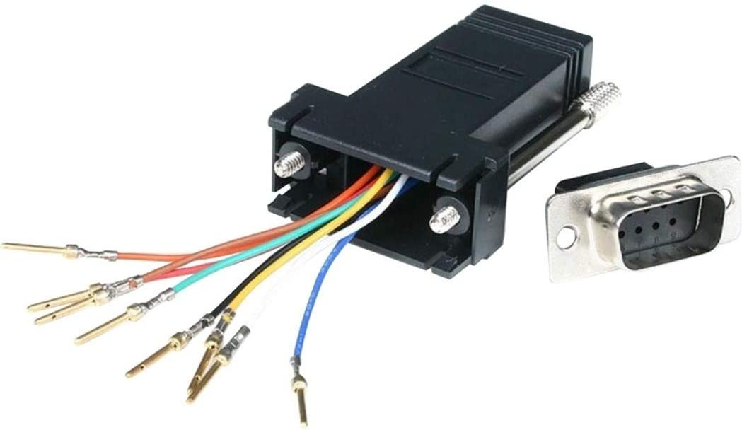 StarTech.com DB9 to RJ45 Modular Adapter - M/F - Serial adapter - DB-9 (M) to RJ-45 (F) - GC98MF,Gray