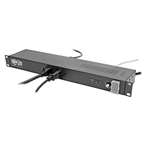 Tripp Lite Isobar 12-Outlet Network Server Surge Protector, 15 ft. Cord w/5-20P Plug, 3840 Joules, 1U Rack-Mount, Metal, & $25,000 INSURANCE (IBAR12-20ULTRA) 20A + Isobar Surge Protection Single