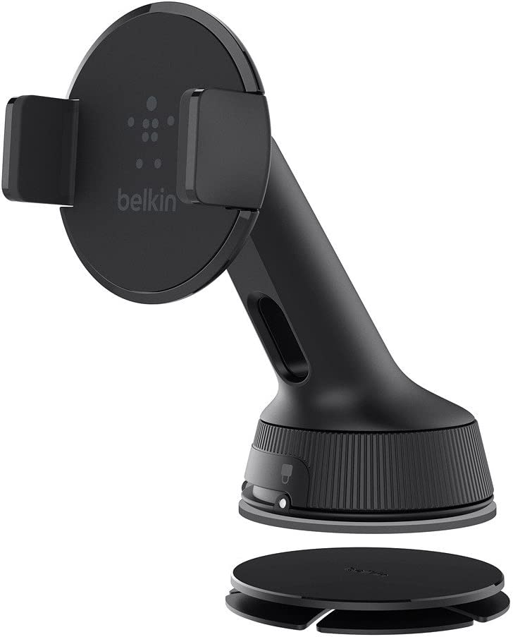 Belkin Universal Car Window Dash Mount for 6" Devices(F8M978bt), Black Window and Dash Mount Standard Packaging