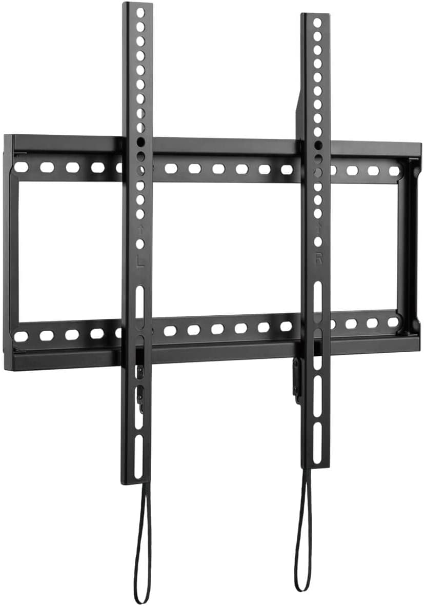 Tripp Lite Fixed 26 to 70 inch TV/Monitor Wall Mount, VESA-Compliant, Horizontal Adjustable Mounting Rails, Flat or Curved Displays, Heavy-Duty Steel, 5-Year Warranty (DWF2670X) 26-70 in. Displays