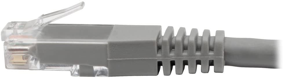 Tripp Lite Cat6 Cat5e Gigabit Molded Patch Cable RJ45 M/M 550MHz Gray 6ft 6' (N200-006-GY) 6 ft. Gray