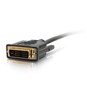 C2g/ cables to go C2G DVI to HDMI Cable, HDMI Adapter, DVI-D Male to HDMI Male, 1080p, Gold Plated for PS4 & PS3, 1.6 Feet (0.5 Meters), Black, Cables to Go 42513