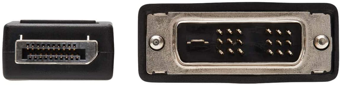 Tripp Lite Displayport to DVI Cable Adapter, DP with Latches, DP to DVI-D Single Link (M/M), DP2DVI, 10 ft.(P581-010), black 10 ft. DP Adapter