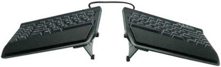 Kinesis Freestyle2 Keyboard for PC, Us English Legending, Black, 9 Inch Maximum - KB800PB-US