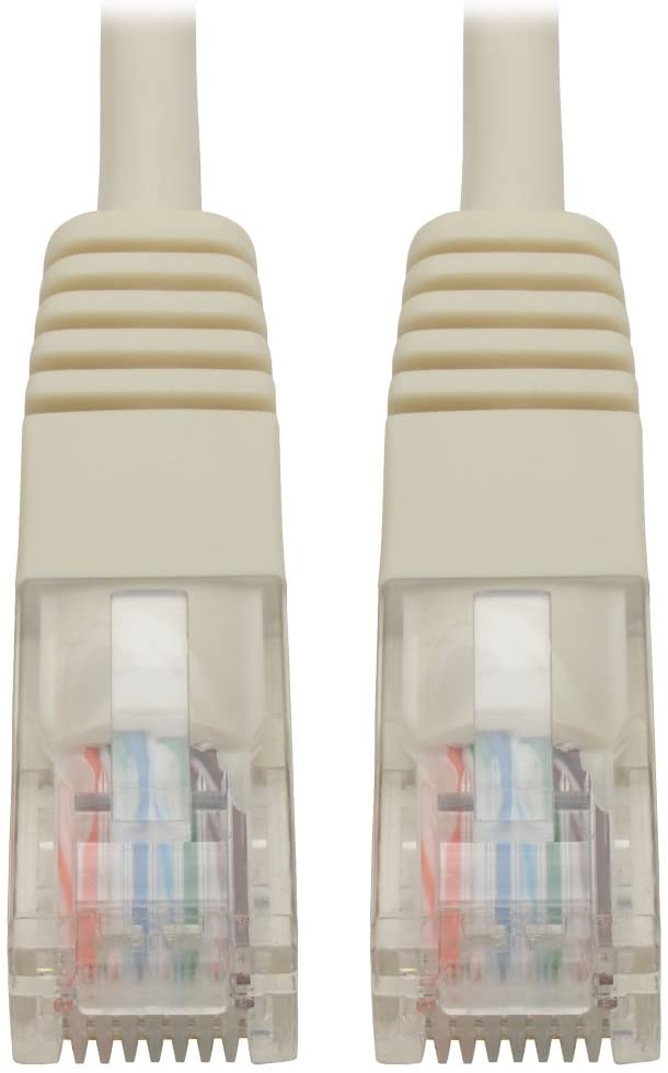 Tripp Lite Cat5e 350MHz Molded Patch Cable (RJ45 M/M) - White, 25-ft.(N002-025-WH) 25 feet White