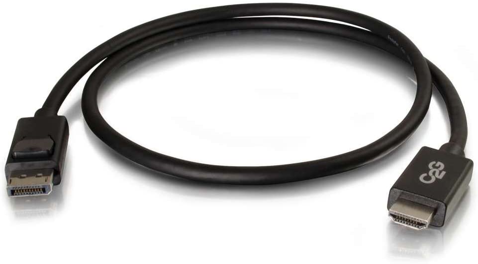 C2g/ cables to go C2G 54327 DisplayPort to HDMI Adapter Cable M/M, TAA Compliant, Black (10 Feet, 3.04 Meters)