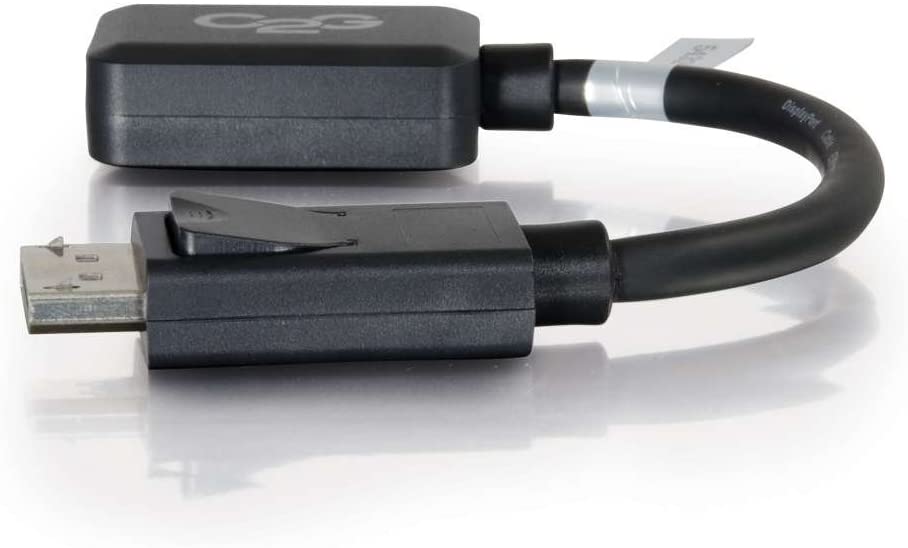 C2g/ cables to go C2G Display Port Cable, Display Port to HDMI, Male to Female, Black, 8 inches, Cables to Go 54322 0.7 Feet DisplayPort To HDMI