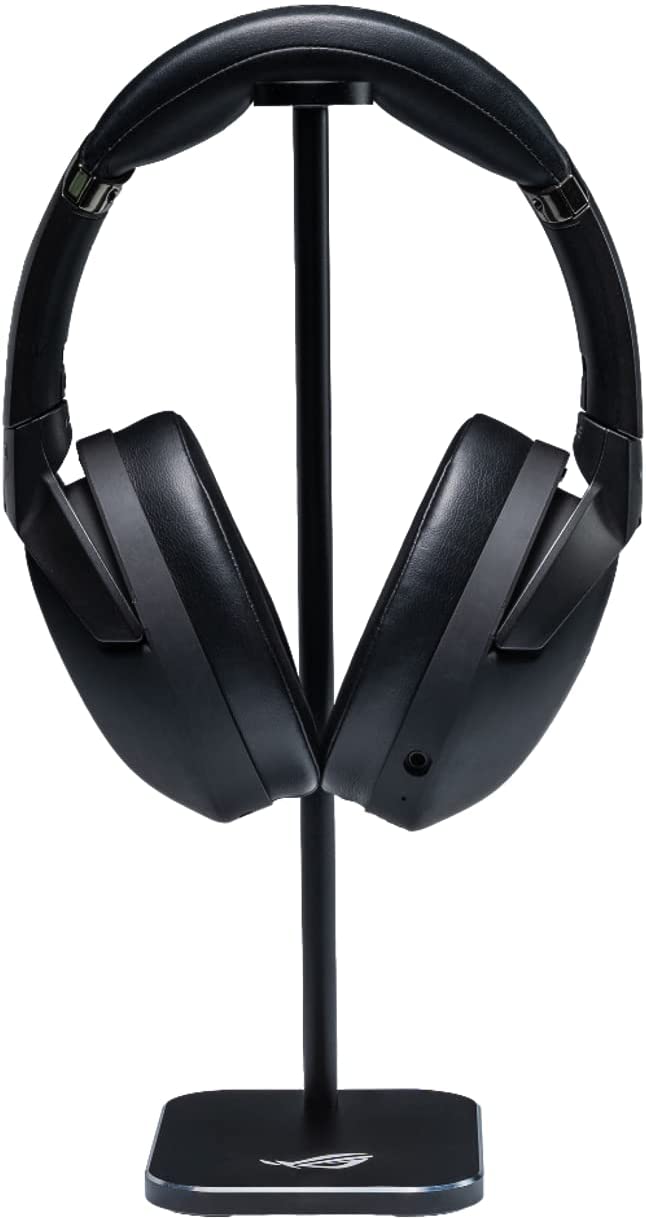 ASUS ROG Metal Gaming Headset Stand | Aluminum Structure, Stable Base, Durable & Scratch-Resistant Build, Rubber Nonslip Feet, Tall Headset Clearance, Easy to Assemble