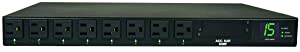 Tripp Lite Metered PDU with ATS, 15A, 8 Outlets (5-15R), 120V, 2 5-15P, 100-127V Input, 2 12 ft. Cords, 1U Rack-Mount Power, TAA, 2 Year Limited Warranty (PDUMH15AT) Metered + ATS PDU