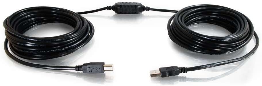 C2g/ cables to go C2G USB Long Extension Cable, USB Cable, USB A to B Cable, Black, 39.36 Feet (12 Meters), Cables to Go 38998 USB A Male to B Male 39.4 Feet Black
