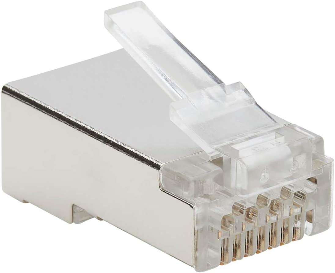 Tripp Lite Ca6 RJ45 Pass-Through FTP Modular Plug 50 Pack (N232-050-FTP)
