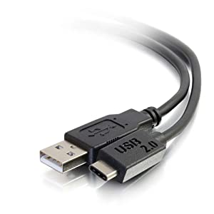 C2g/ cables to go C2G 28873 USB Cable - USB 2.0 USB-C to USB-A Cable M/M (12 Feet, 3.65 Meters) Thunderbolt 3, Tablet, Chromebook Pixel, Samsung Galaxy TabPro S, LG G6, MacBook
