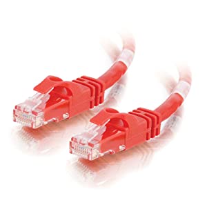 C2g/ cables to go C2G 04005 Cat6 Cable - Snagless Unshielded Ethernet Network Patch Cable, Red (20 Feet, 6.09 Meters) 20 Feet/ 6.09 Meters Red