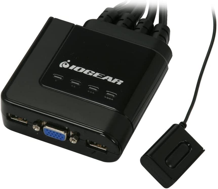 IOGEAR 4-Port USB Cable KVM Switch