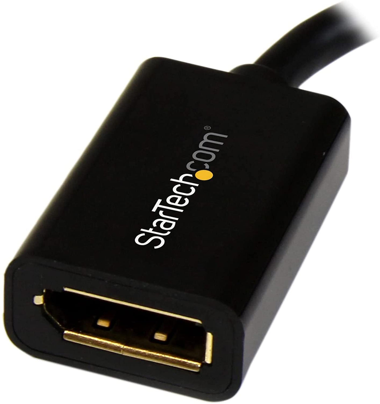 StarTech.com Mini DisplayPort to DisplayPort Adapter - 4K x 2K UHD Video - Mini DP to DP Converter - Mini DisplayPort to DisplayPort 1.2 Adapter - mDP PC/Computer to DP Monitor/Display (MDP2DPMF6IN) 6in / 15cm Black